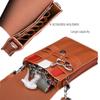Scissor Bag Belt, Aolaso Soft Genuine Leather Salon Barber Hairdressing Scissor Holster Hair Stylist Tools Bag with Shoulder Strap for Combs, Clips view 4