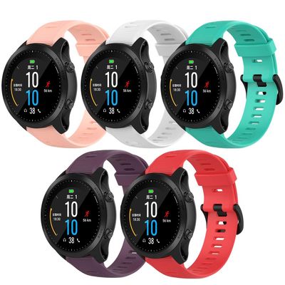 Band for Garmin Forerunner 945, Soft Silicone Replacement Watch Band Strap for Garmin Forerunner 935 Smart Watch (No Tracker)