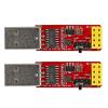 Wishiot ESP-01S Programmer USB to ESP-01 Adapter ESP8266 Wireless WiFi Module Wi-Fi CH340G UART PORG, 4.5-5.5V 115200 Baud Rate 2PCS view 1