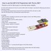 Wishiot ESP-01S Programmer USB to ESP-01 Adapter ESP8266 Wireless WiFi Module Wi-Fi CH340G UART PORG, 4.5-5.5V 115200 Baud Rate 2PCS view 4
