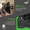 ELG Full Motion TV Wall Mount - Fits 26'' to 65'' TVs, Up to 66.1lbs, Swivel, Tilt, Extension, Max VESA 400x400mm, FULL40 PRO, Heavy-Duty Steel Construction, Sleek Black Finish view 3