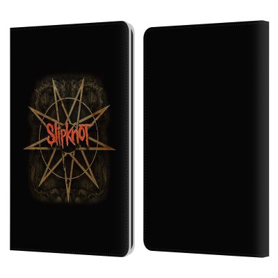 Head Case Designs Officially Licensed Slipknot Crest Key Art Leather Wallet Case Compatible with Kindle Paperwhite 1/2 / 3