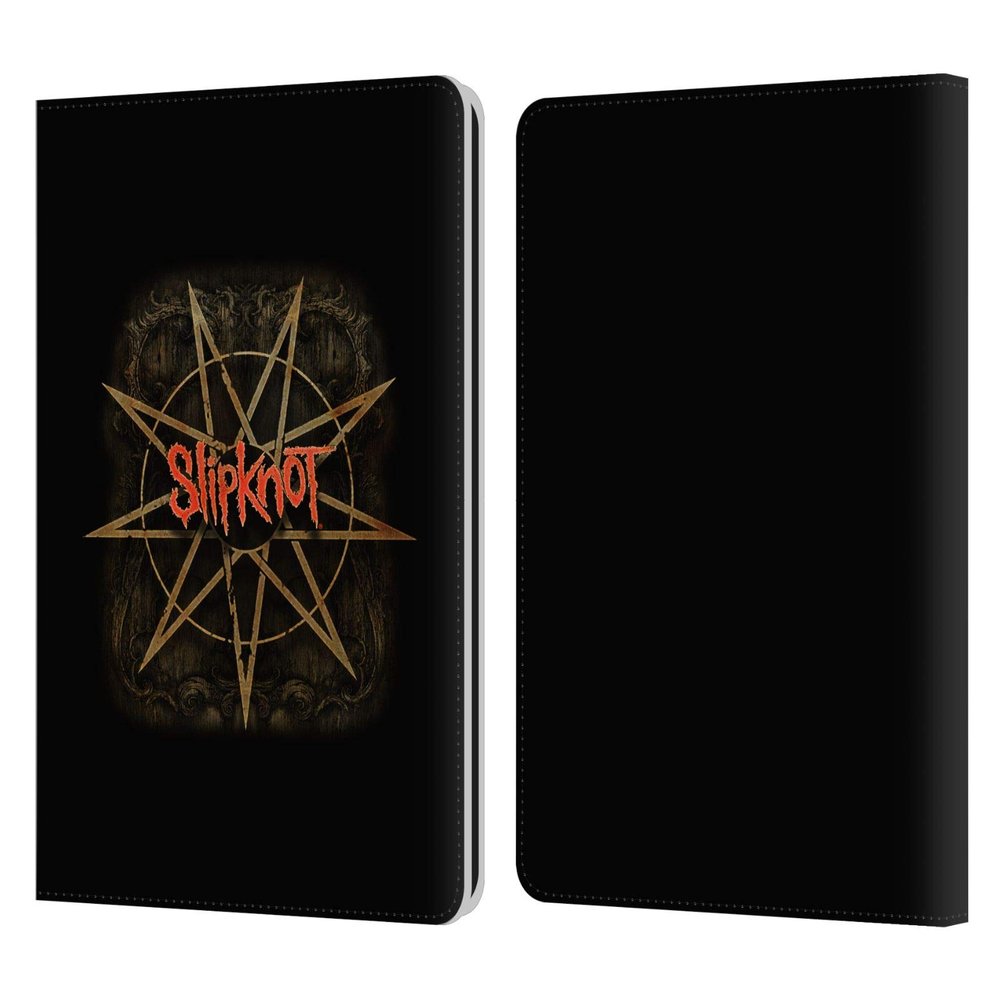 Head Case Designs Officially Licensed Slipknot Crest Key Art Leather Wallet Case Compatible with Kindle Paperwhite 1/2 / 3