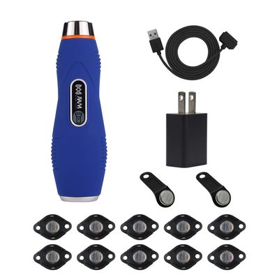 JWM Guard Patrol System with Flashlight, iButton Security Patrol Tour Wand for Hotel, Logistics, Warehousing, Free Cloud Software, Alarm Clock Pedometer