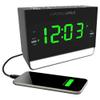 HANNLOMAX HX-128CR Alarm Clock Radio, FM, USB Charge, Night Light view 1