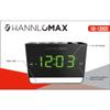 HANNLOMAX HX-128CR Alarm Clock Radio, FM, USB Charge, Night Light view 3