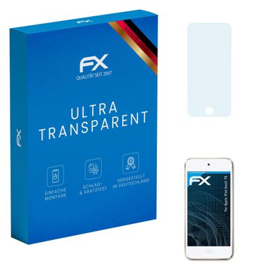atFoliX Screen Protection Film compatible with Apple iPod touch 7G Screen Protector, ultra-clear FX Protective Film (3X)