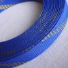 20mm Blue&Gold Expandable Braided PET Mix Color 3 Weave Sleeving Cable x 1M (1 Meters, Blue&Gold) view 1