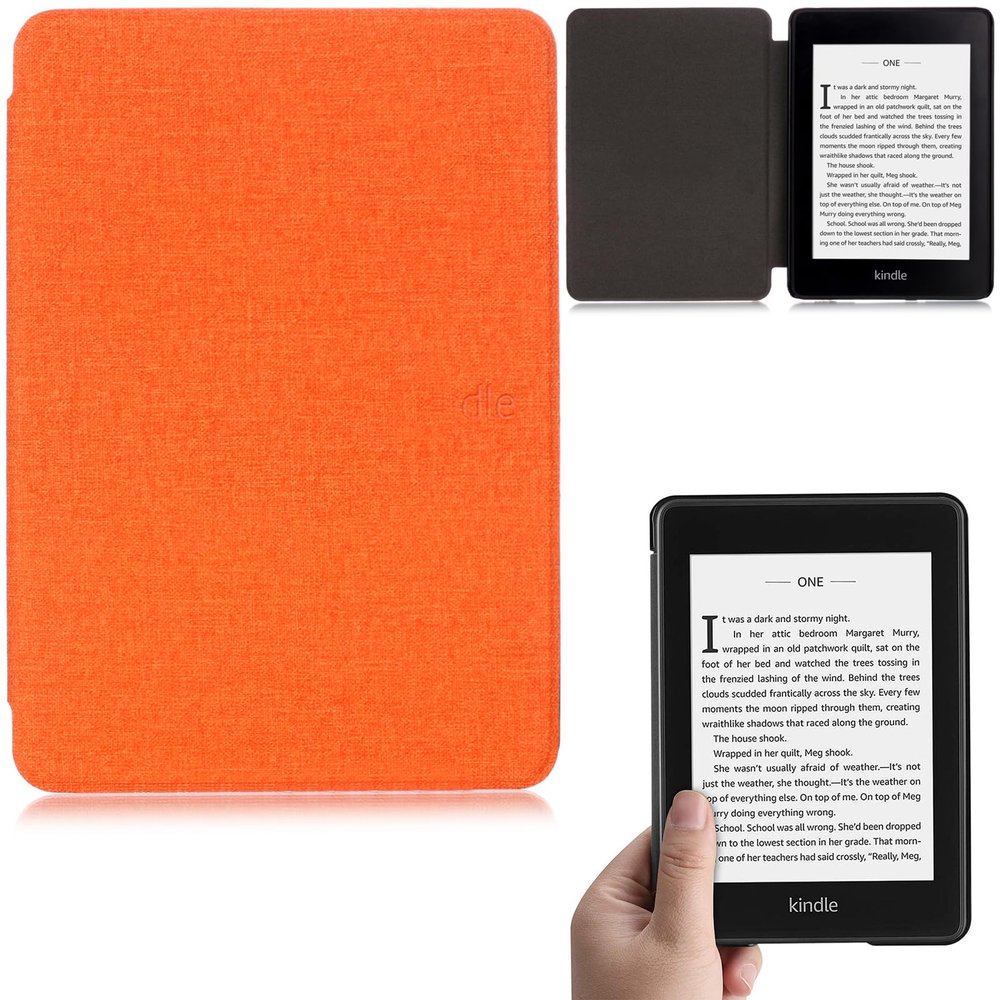 Artyond Case for Kindle Paperwhite 10th Generation 2018 Released, Ultra Slim Cover with Auto Wake/Sleep Feature Smart Case for All-New Amazon Kindle Paperwhite 10th Generation 2018 Released, Orange