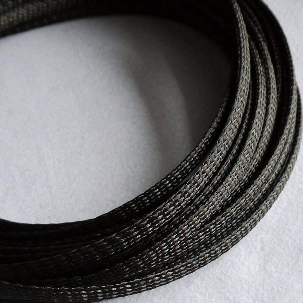 4MM Coffee Expandable Braided PP + PET Sleeving Cable x 5M (5M)