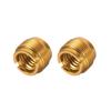 uxcell 3/8 Female to 5/8" Male Threaded Screw Adapter for Mic Stand Aluminium 2pcs view 1