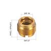 uxcell 3/8 Female to 5/8" Male Threaded Screw Adapter for Mic Stand Aluminium 2pcs view 2
