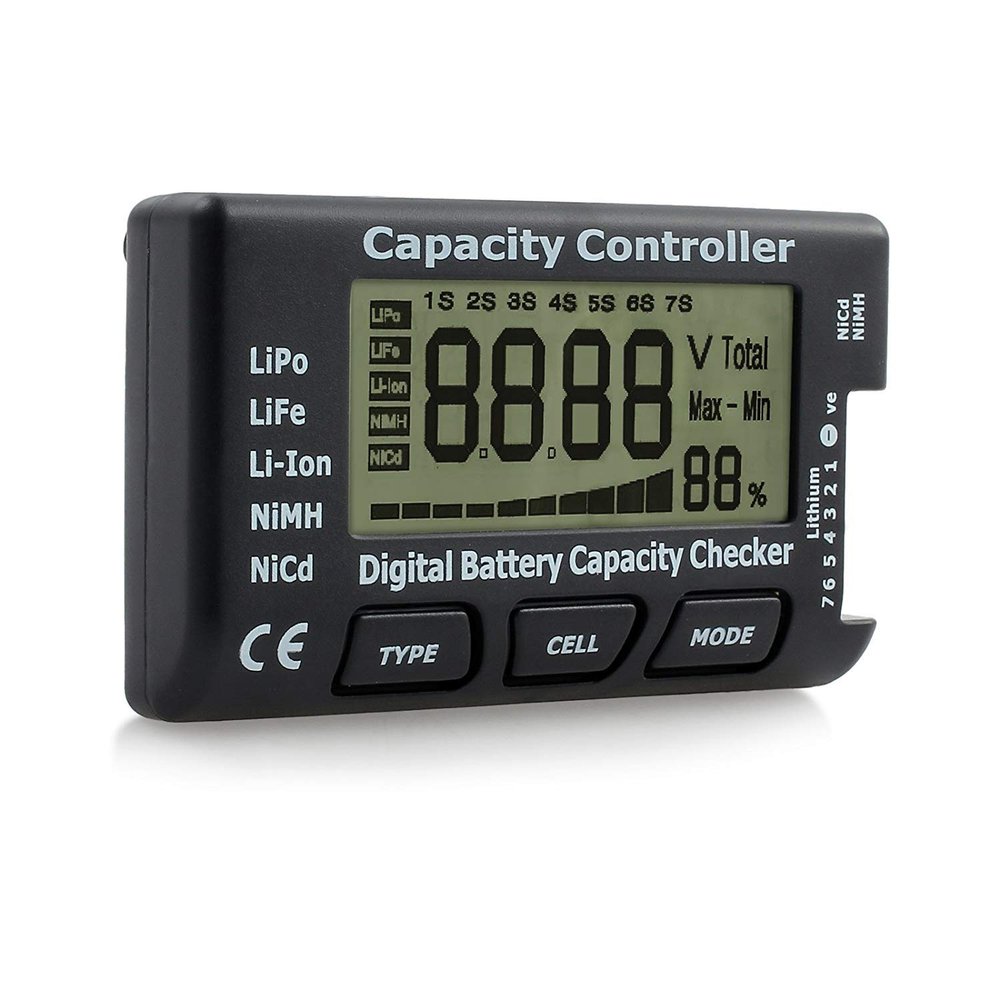 Xiangtat CellMeter-7 Digital Battery Capacity Tester Battery Checker Controller LCD for LiPo Life Li-ion NiMH Nicd