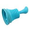 Flybloom Toilet Suction Plunger Home Kitchen Sink Plunger Blocked Toilet Bath Drain Unblock Sinks Pipe Cleaner, Blue view 3