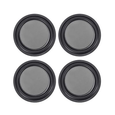 uxcell 4Pcs 2.5" 67mm Bass Speaker Passive Radiator Auxiliary Rubber Vibration Plate Subwoofer DIY Repair