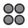 uxcell 4Pcs 2.5" 67mm Bass Speaker Passive Radiator Auxiliary Rubber Vibration Plate Subwoofer DIY Repair view 1