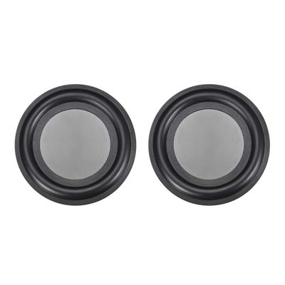 uxcell 2Pcs 3.5" 92mm Bass Speaker Passive Radiator Auxiliary Rubber Vibration Plate Subwoofer DIY Repair