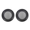 uxcell 2Pcs 3.5" 92mm Bass Speaker Passive Radiator Auxiliary Rubber Vibration Plate Subwoofer DIY Repair view 1