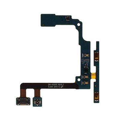 Power On Off Switch Mute Volume Button Flex Cable Ribbon for Samsung Galaxy A3 A3000