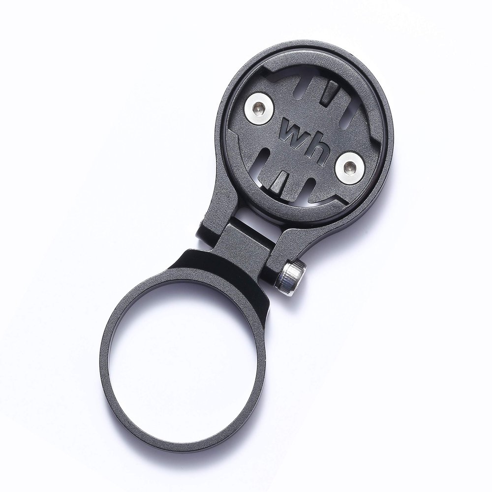 Wileosix Adjustable Out Front Bike Computer Mount for Wahoo Elemnt Bolt, Wahoo Elemnt Mini, Wahoo Elemnt, Compatible with Gopro, Niterider, Cateye Volt Headlight, 3 Color