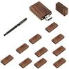 10 Pack Rectangle Walnut Wood 2.0/3.0 USB Flash Drive USB Disk Memory Stick with Wooden (128GB/3.0) view 1