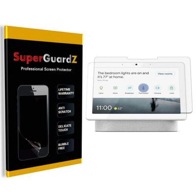 [3-Pack] for Google Nest Hub Max Screen Protector - SuperGuardZ, Anti-Glare, Matte, Anti-Fingerprint, Anti-Bubble [Lifetime Replacement]