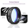Astromania Telescope Filter, 1.25 Inches Narrowband Hydrogen Alpha Filter, Galaxy Night Sky H-Alpha Nebula Filters for Astronomy Telescope, Telescope Accessories Light Pollution Filter view 2