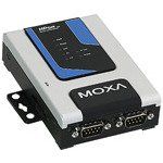 MOXA NPort 6250-S-SC 2-Port RS-232/422/485 Secure Device Server, Single Mode Ethernet with SC Connector, 12-48V, w/Adapter