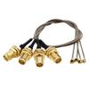 Tenmory UFL to SMA Mini PCIe U.FL to RP-SMA Female Connector Pigtail Antenna Extension Cable (10 inch (4 Pcs)) view 1