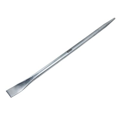 K Tool International 71634 7/8" x 36" Round Alignment Bar for Garages, Repair Shops and DIY, Heat-Treated 38-43 HRC Hardened Body, Forged, Chrome Alloy Steel, Zinc Plated Finish