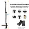 Etubby Webcam Stand Phone Holder Suspension Scissor Arm Camera Tripod Mount for Cellphones, Logitech Webcam C920 C930 C922 C615 and Other Devices with 1/4" Threaded view 2