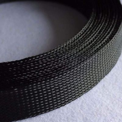 70mm Black Expandable Braided PET Sleeving Cable Harness x 3M(3 Meters, Diameter: 70mm)