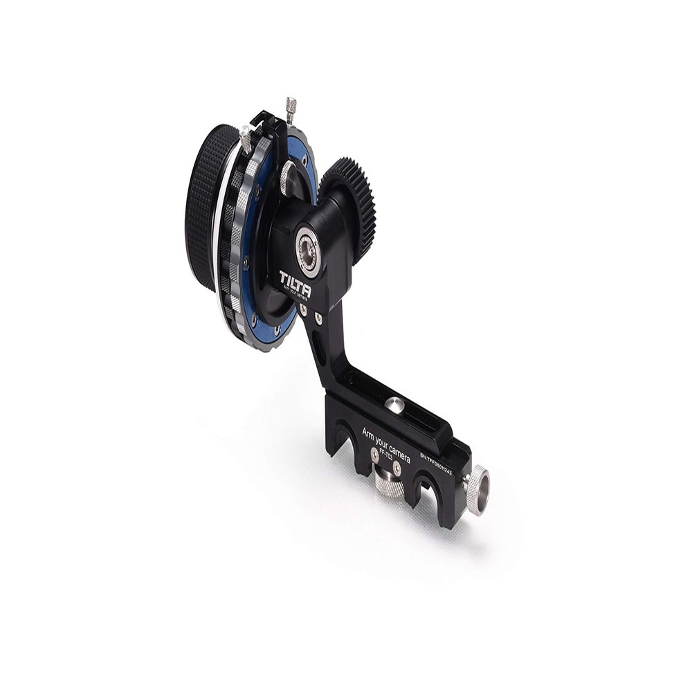 TILTA Follow Focus with Hard stops-15mm,FF-T03 15mm Follow Focus with Hard Stops,Single-Sided DSLR Follow Focus,15 Rod A/B Follow Focus for Rail Rod Support Baseplate Mount 5D2 5D3