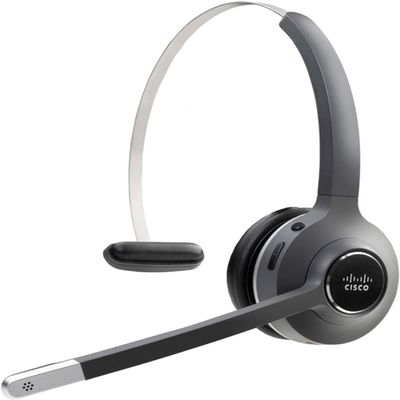 Cisco 561 Headset - Mono - Wireless - Bluetooth - Over-The-Head - Monaural - Supra-aural