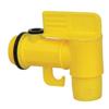 K Tool International 49402 2" Barrel Drum Faucet for Garages, Repair Shops and DIY, Polyethylene, 2" Threaded, Fits 55 Gallon Drums, Built-in Bucket Hanger, Padlock Hole, Sight Glass Mounting Port view 3