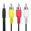 Digipartspower AV 3 RCA Audio Video Cord for Canon Mini DV Camcorder ZR20 ZR30MC ZR40 ZR60 ZR75MC ZR80MC ZR85MC ZR90MC ZR1000 MVX2i MVX3i MVX10i MVX10 MVX20i MVX20 MVX25i MVX25 view 3