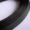 25mm Black Expandable Braided PET Mix Color 3 Weave Sleeving Cable x 3M (3 Meters, Black) view 1