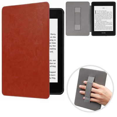 Artyond Case for Kindle Paperwhite 2018, Slim Protective PU Leather Folio Cover with Auto Sleep/Wake Smart Case for Kindle Paperwhite 10th Generation 2018 Released Model: PQ94WIF, Brown