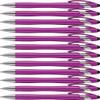 2 in 1 Capacitive Stylus & Ballpoint Pen Rubberized the Beemer Comfort Grip for Any Touchscreen Device (Box of 12, Pink) view 1