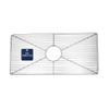 Nantucket Sinks BG-YM36 Sink Protector  Stainless Steel Bottom Grid for Yarmouth-36W Farmhouse Kitchen Sink, Chrome Finish, Protective Non-Slip Rubber Feet & Bumpers view 1
