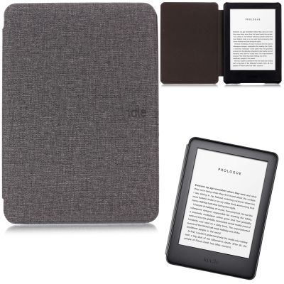 Artyond Case for New Kindle 2019, Ultra Lightweight Premium PU Leather Protective Cover with Auto Sleep/Wake Slim Smart Case for All-New Kindle (10th Generation, 2019 Release) (Gray)