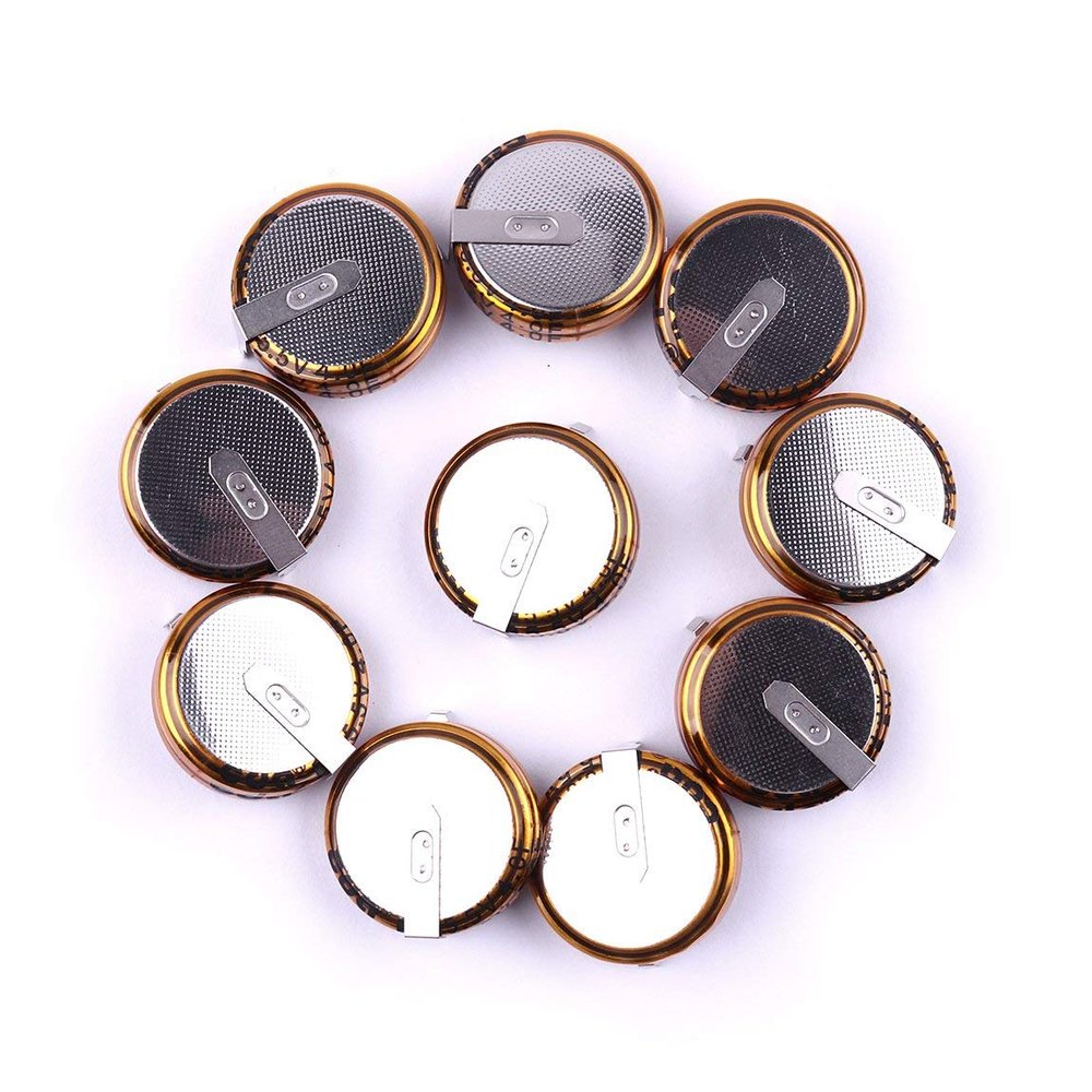 Sunigo 10pcs 5.5V 4F H Type Ultracapacitor Super Capacitor