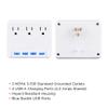 CyberPower P3WU Blue Lighted Power Wall Tap, 3 Outlets, 4 USB Charge Ports view 3