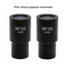 Mercury_Group, WF10X/18mm Biological Microscope Wide Angle Eyepiece Optical Lens Mounting Size 23.2mm Field of View 18mm Microscope Eyepieces - (Color:1Pair Without reticl) view 1
