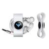 GRAPHICS & MORE Batman Nightwing Logo Headphone Earbud Cord Wrap - Charging Cable Manager - Wire Organizer Set of 2 - White view 2