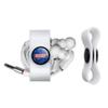 GRAPHICS & MORE Justice League Logo Headphone Earbud Cord Wrap - Charging Cable Manager - Wire Organizer Set of 2 - White view 2