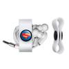 GRAPHICS & MORE Superman New 52 Shield Logo Headphone Earbud Cord Wrap - Charging Cable Manager - Wire Organizer Set of 2 - White view 2