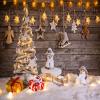 BELECO 5x3ft Fabric Christmas Backdrop Christmas Decoration on Wooden Background Snowman Backdrop for Christmas New Year Event Party Decorations Celebration Photo Background Photo Studio view 2