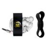 GRAPHICS & MORE Batman Bat Dad Shield Logo Headphone Earbud Cord Wrap - Charging Cable Manager - Wire Organizer Set of 2 - White view 2