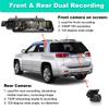 FHD Backup Camera and 1080p Front and Rear Dual Lens Mirror Dash Cam 2 in 1 for car,9.66 inch Full Touch IPS Screen G-Sensor Parking Monitor and Night Vision view 2